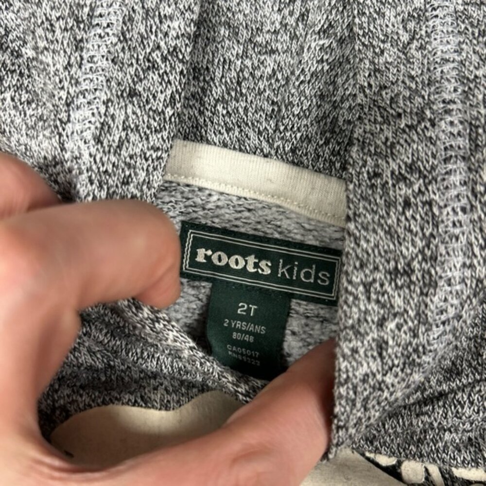 Roots Kids Original Salt & Pepper Pullover Hoodie - Picture 4 of 5